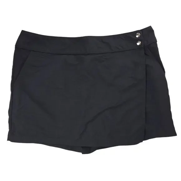 Eddie Bauer | Black, Nylon, Skort | Size 18 - Picture 1 of 5